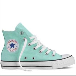 Converse All Star Mint Chuck Taylor High Top Sz 7